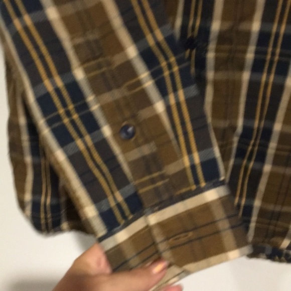 Levi’s button down plaid Tencel fabric shirt Sz Small NWT - Picture 4 of 8